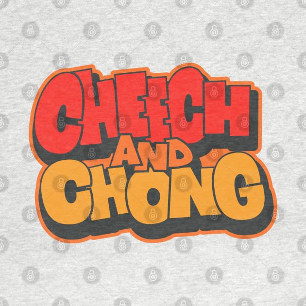 Cheech and Chong - Vintage Comedy Idols - 80s Cult by Boogosh